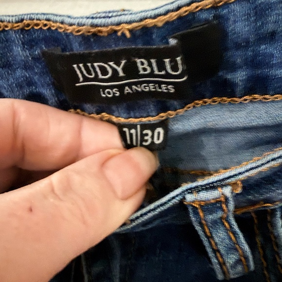 Judy Blue Dark Blue Skinny Jeans - Picture 4 of 7